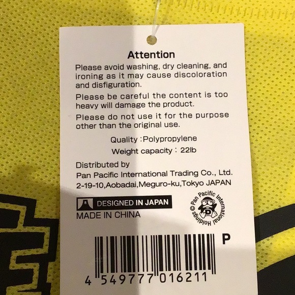 Limited Hawaii exclusive Donki recycle shopper tote bag. Japanese Donpen bag. - Picture 3 of 3